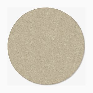 Taupe Circle Plain Rug from Marqqa