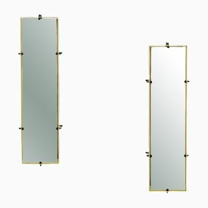 Plexi and Brass Wall Lights by Angelo Lelli from Arredoluce, Set of 2