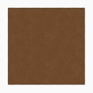 Brown Square Plain Rug from Marqqa