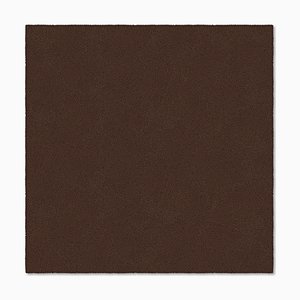 Chocolate Square Plain Rug from Marqqa