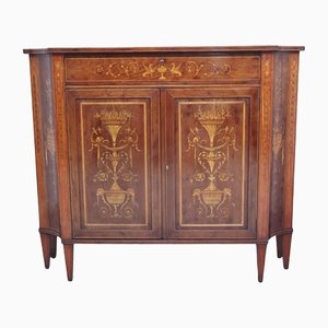 19th Century Mahogany and Inlaid Side Cabinet