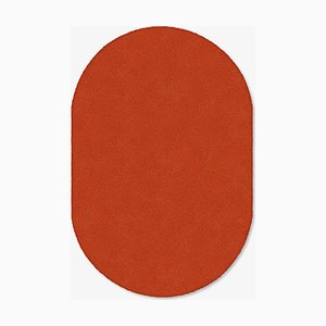 Brick Oval Plain Teppich von Marqqa