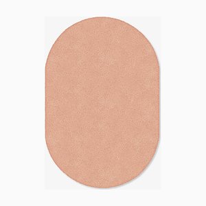 Rose Oval Plain Rug from Marqqa