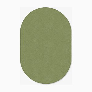 Tappeto ovale di colore verde chiaro di Marqqa