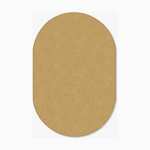 Tapis Uni Ovale Naturel de Marqqa