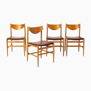 Dining Chairs by Gianfranco Frattini for Cassina, 1960s, Set of 4