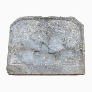 Relief de Napoléon et Joséphine, France, 19ème Siècle, Marbre