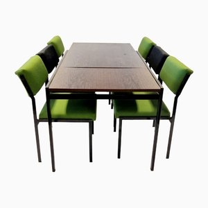 Japan Series Dining Table and Chairs by Cees Braakman for Pastoe, 1960s, Set of 7