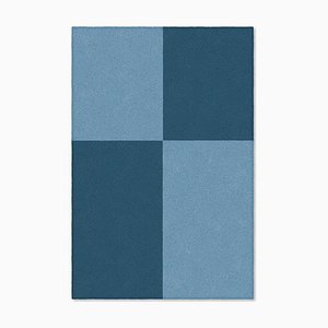 Blue Square Shape in Rug from Marqqa