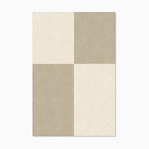 White/Taupe Shape in Rug from Marqqa