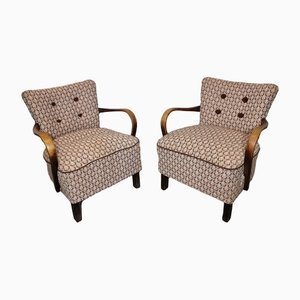 Cocktail Armchairs by Jindřich Halabala, Set of 2