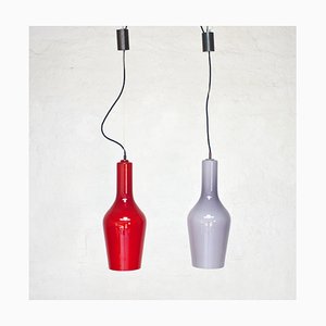 Pendant Lamps by Vistosi, Murano, Set of 2