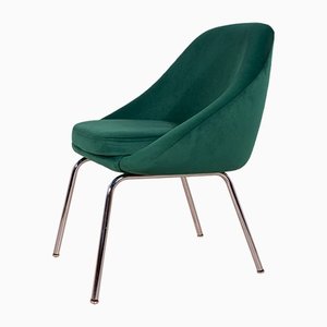 Fauteuil en Chrome et Tissu, 1960s