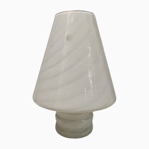 Murano Glas Swirl Tischlampe von Venini