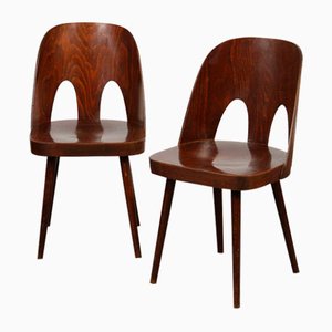 Chairs by Oswald Haerdtl for TON, 1960, Set of 2
