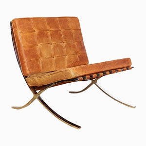 MR 90 Barcelona Lounge Chair by Ludwig Mies Van Der Rohe for Knoll Inc. / Knoll International, 1950s