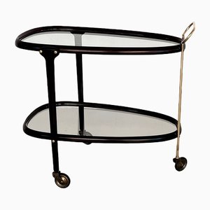 Mid-Century Italian Serving Cart in the style of Cesare Lacca, 1960s