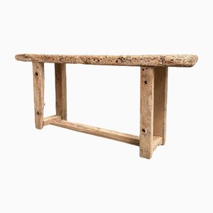 Brutalist Console Table in Elm