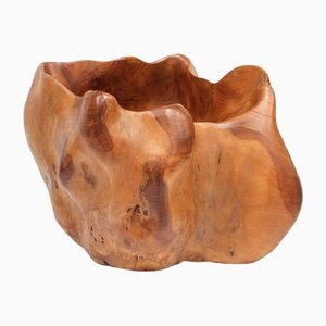 Vintage Hand Carved Biomorphic Bowl, France