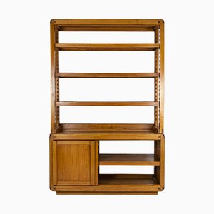 Shelves Cabinet in Natural Elm by Pierre Chapo, 1960s