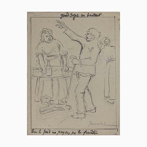 Pierre Georges Jeanniot, Figures, Original Drawing, Early 20th-Century