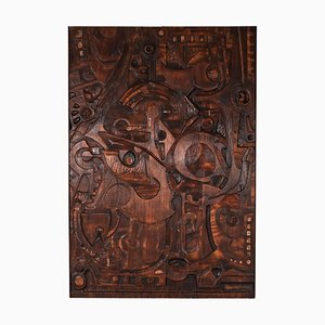 Carved Wall Panel by Studio Ponzio, Italy, 1960s