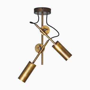 Brass 3452-6 Stave Spot 2 Ceiling Lamp by Johan Carpner for Konsthantverk