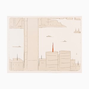 François Avril, HK Morning, 2017, Litografía