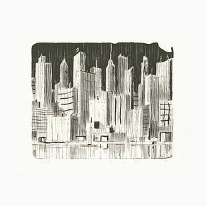 François Avril, Rainy Day, 2017, Lithographie