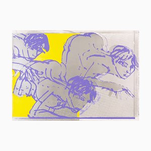 Luciano Castelli, Self Portrait (Silver Version), 2018, Lithograph