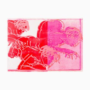 Luciano Castelli, Sans Titre (Red Version), 2018, Litografía