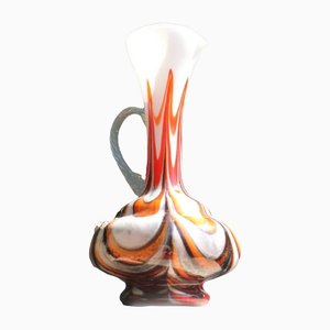 Mid-Century Italian Glass Vase by Vetreria Barbieri Vb, 1970s