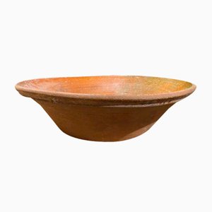 Large Antique French Pancheon Tian Terracotta Bowl, 1880s