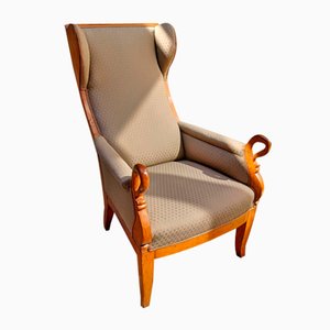 Brown Wing Chair