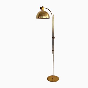 Mid-Century Adjustable Solid Brass Floor Lamp by Florian Schulz, 1970s
