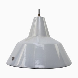 Lámpara colgante de fábrica holandesa industrial esmaltada de Philips