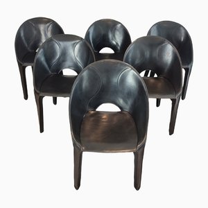 Lira Liuto Dining Chairs by Mario Bellini for Cassina, Set of 6
