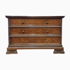 17th Century Verona Rooted & Inlaid Walnut Chest of Drawers