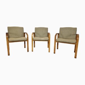 Czechoslovakian Armchairs by Ludvik Volak for Holes Tree, Set of 3
