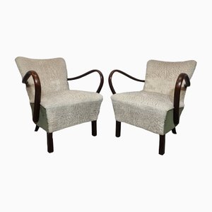 Cocktail Armchairs by Jindřich Halabala, Set of 2
