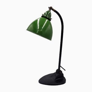 Lámpara industrial verde (años 30) - estilo Bauhaus