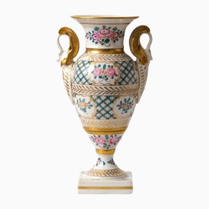 Handbemalte Porzellanvase von Samson, 1920er