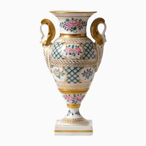 Vase en Porcelaine Peinte à la Main de Samson, 1920s