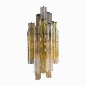 Italian Tronchi Glass Wall Lamps by Novaresi, Set of 2