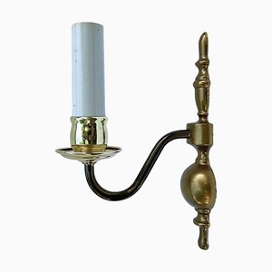 Single Arm Wall Lamp in Brass