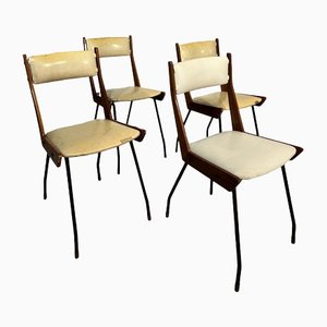 Vintage Chairs by Carlo Ratti, Set of 4