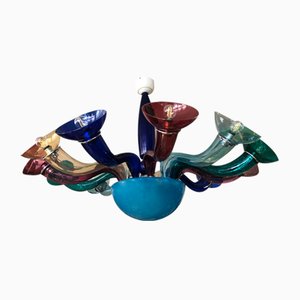 Lampada da soffitto Ve Art in vetro di Murano di Annesto Gismondi per Artemide, anni '90