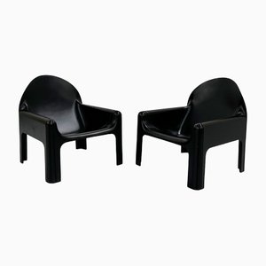 Lounge Chairs Model 4894 by Gae Aulenti for Kartell, 1970s, Set of 2
