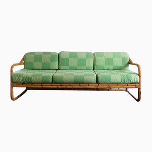 Sofa Bed in Bamboo, 1960s