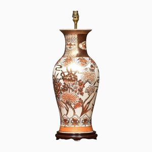 Satsuma Porcelain Vase Lamp